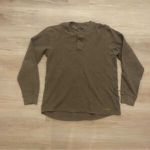 ✨Sale✨ Eddie Bauer Men's Brown Henley Shirt